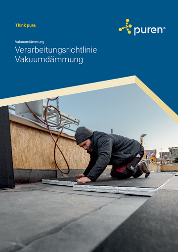 Verarbeitungsrichtlinie Vakuumdämmung